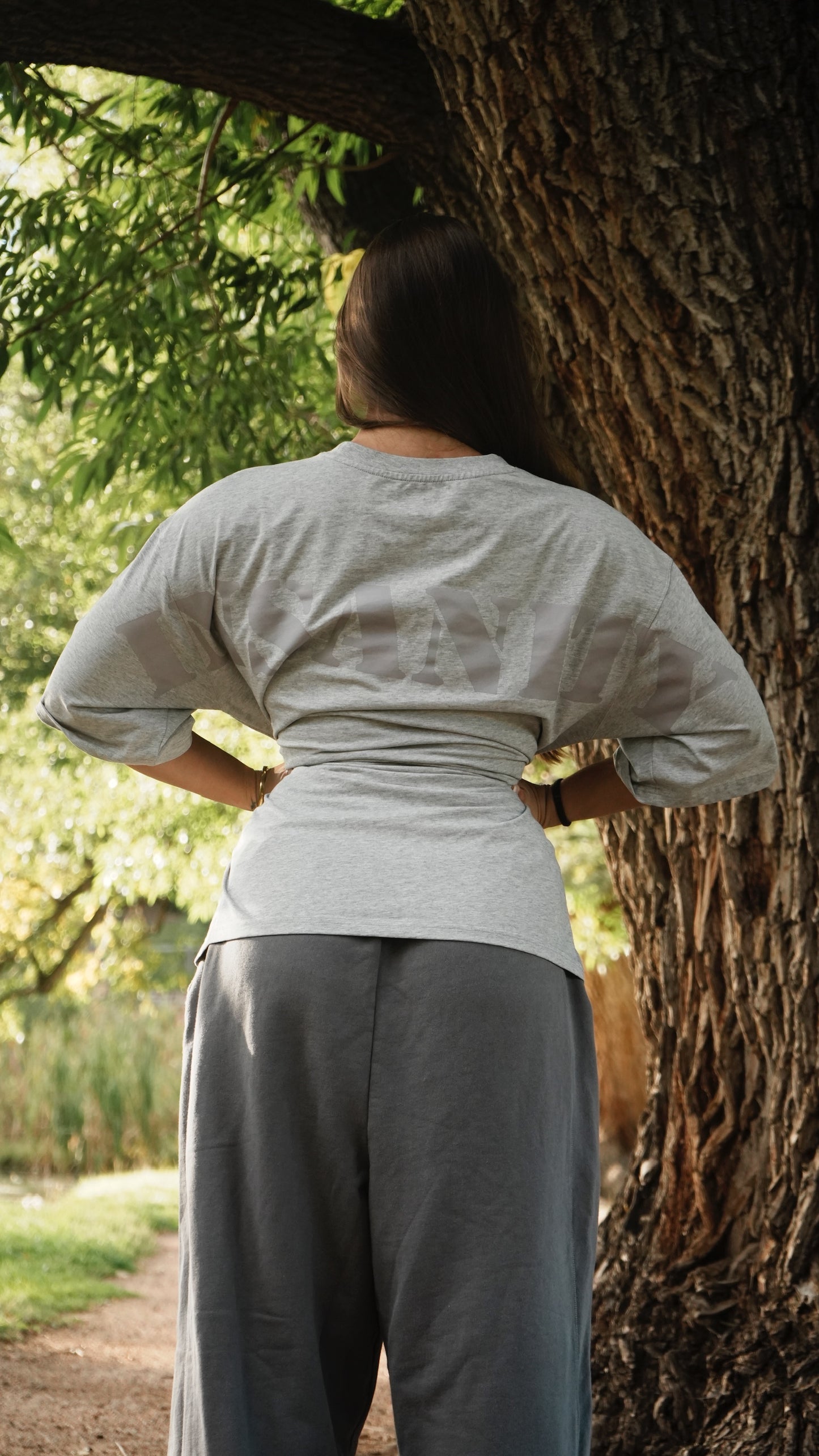 Silver Gray Lightweight Tee