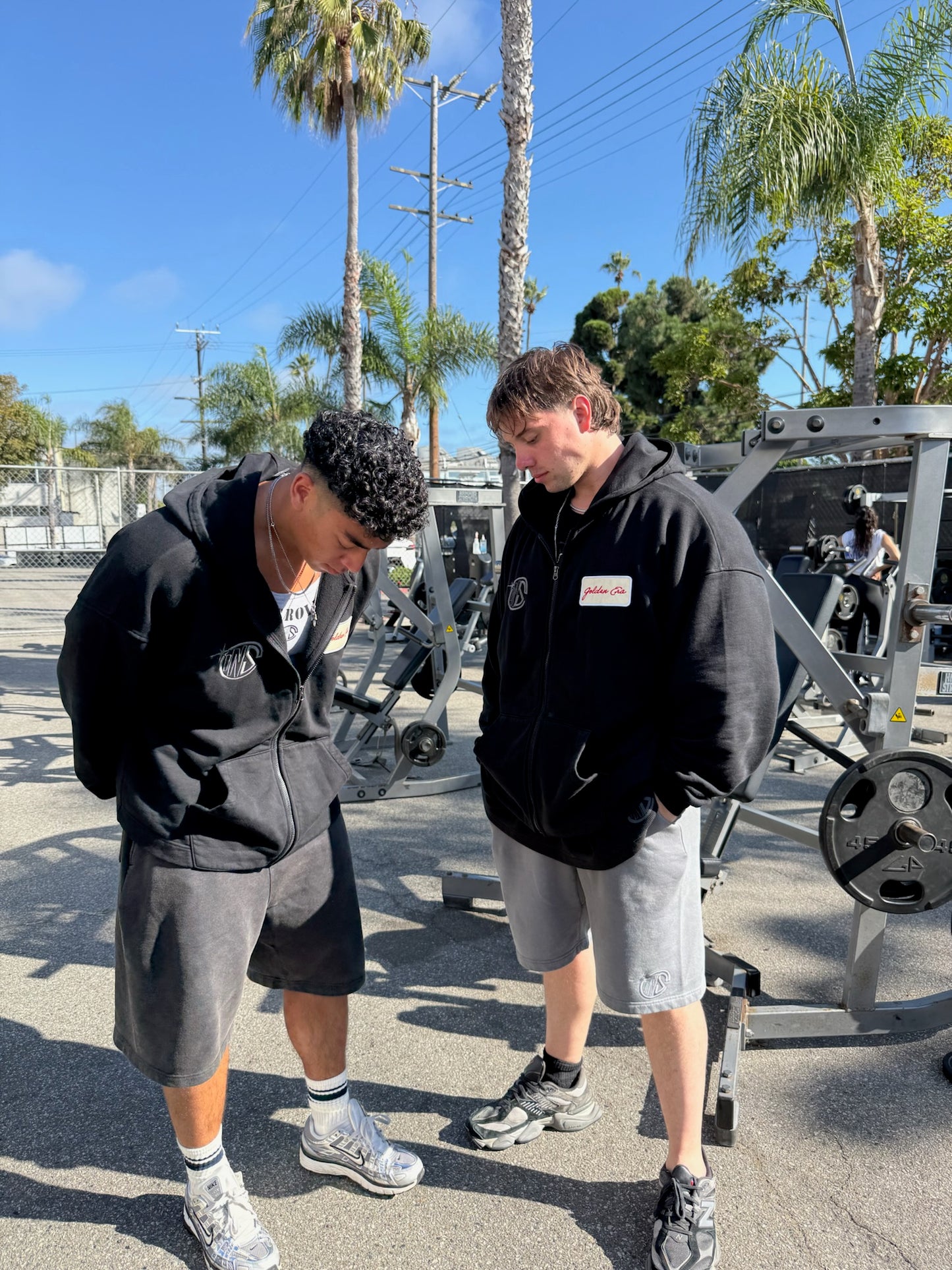 OG Black Vintage Washed Zip Up Hoodie