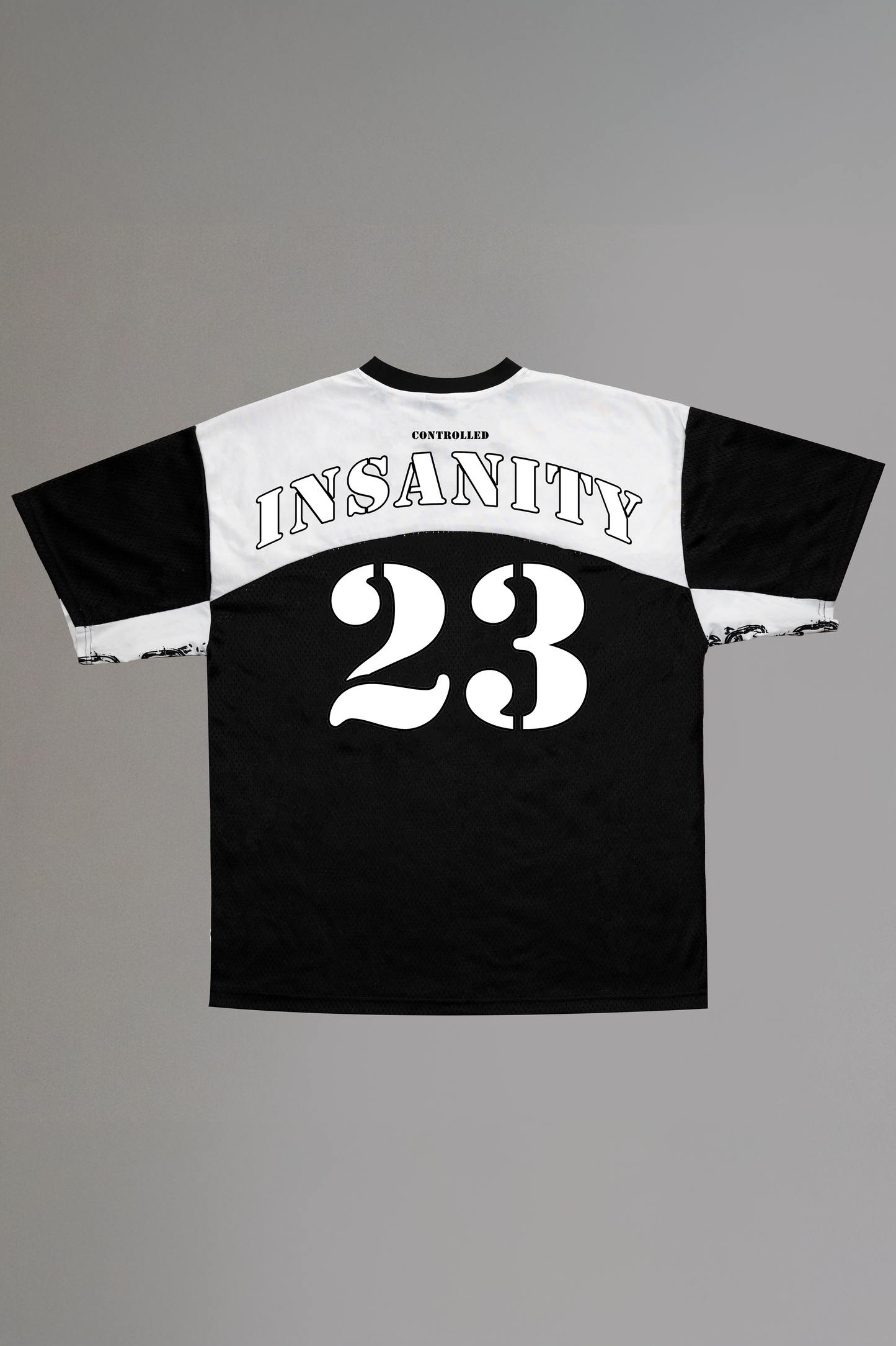 White Controlled Insanity Labeled Jersey 1/300