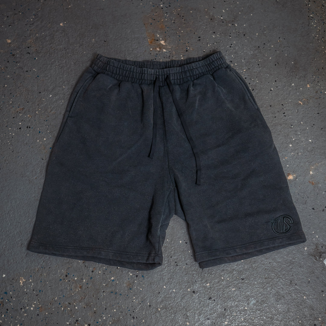 OG Black Vintage Washed Sweat Shorts