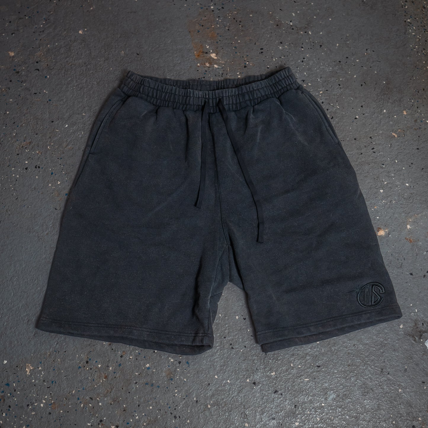 OG Black Vintage Washed Sweat Shorts