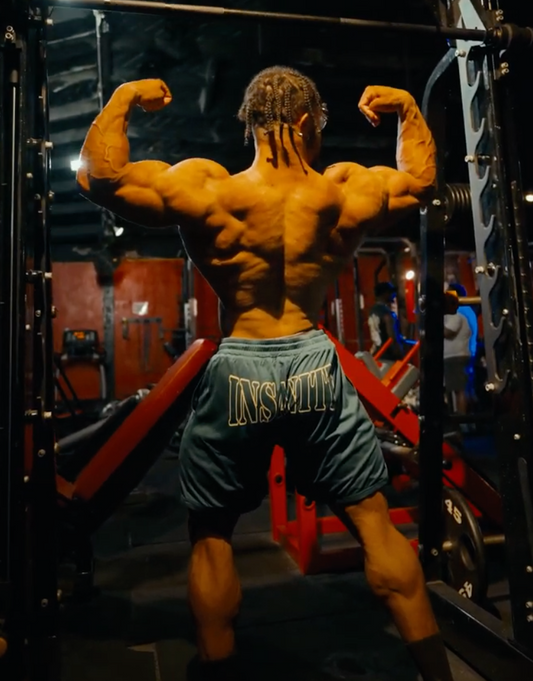 Forest Green Mesh 3.5" Seam Shorts