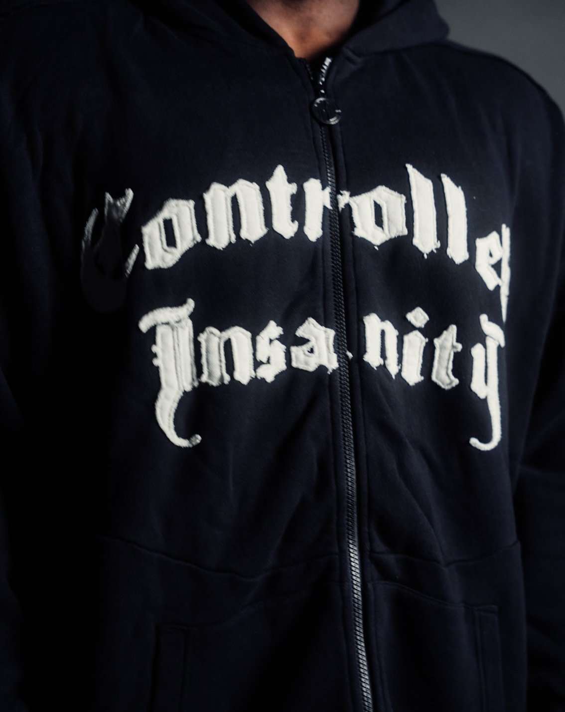 Midnight Black Essential Zip Ups
