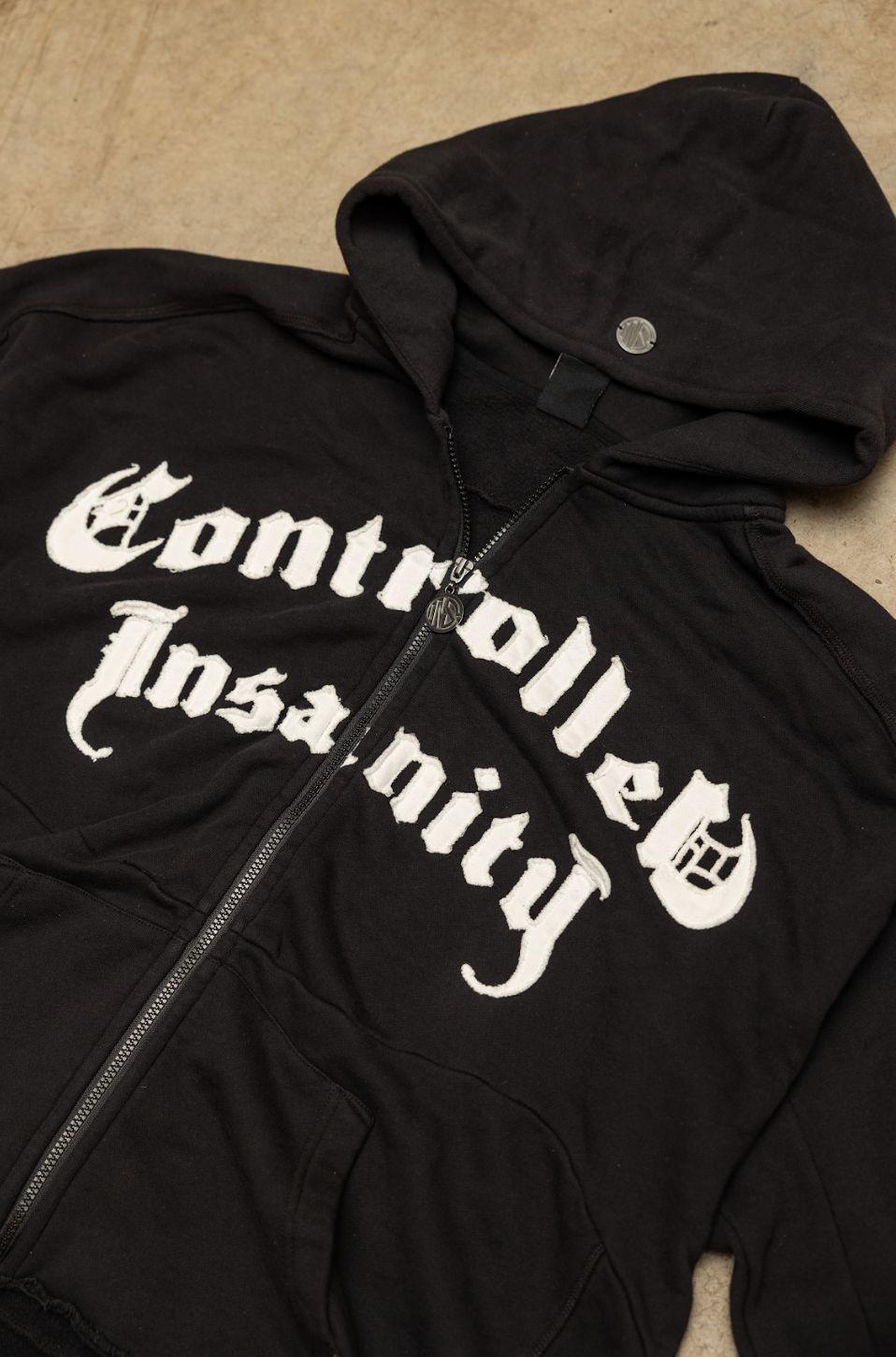 Midnight Black Essential Zip Ups