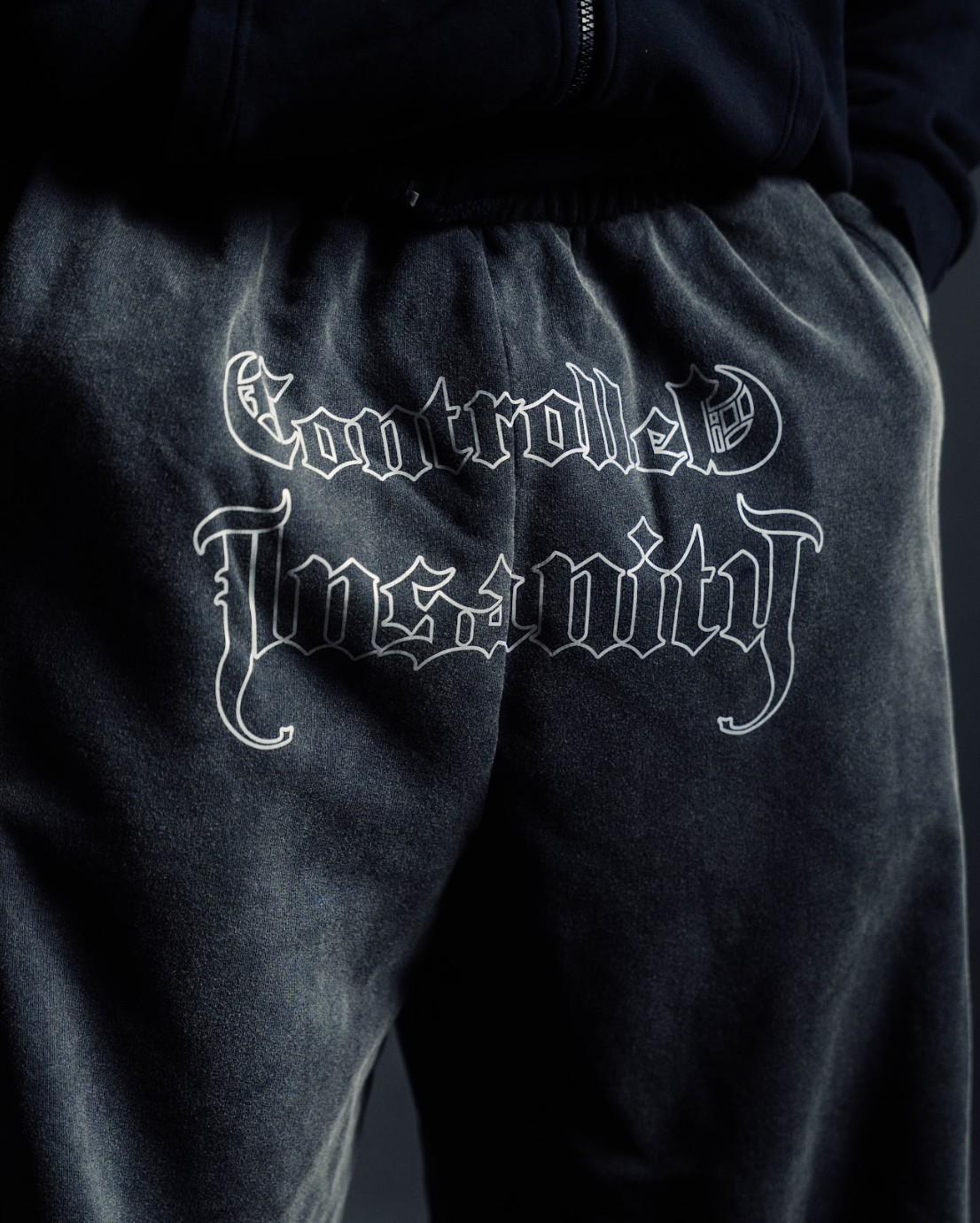 Dusk Black Heavyweight Sweatpants (Acid Washed)