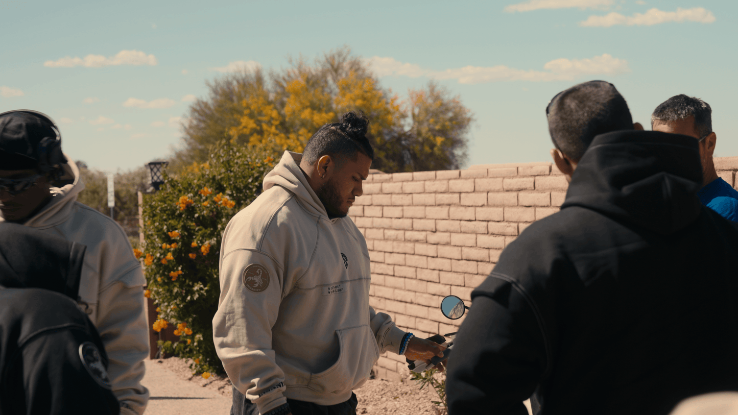 Black Tactical Scorpion Hoodie