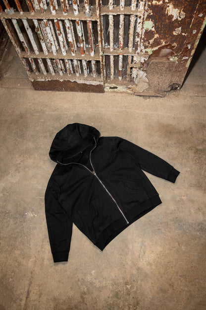 Blackout Shadow Zip Up Hoodie