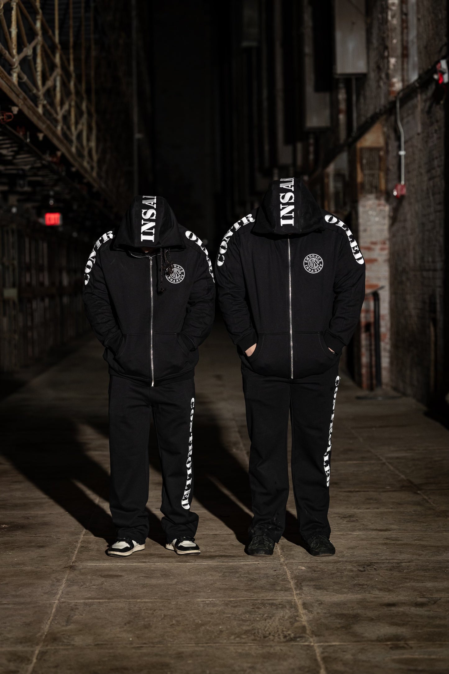 Whiteout Shadow Zip Up Hoodie