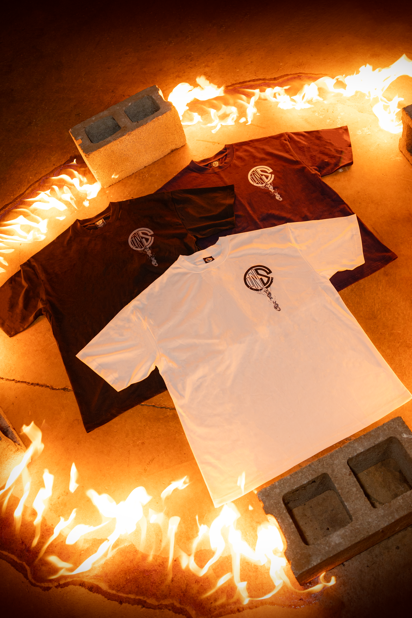 Navy Blue FiF Chained Tee