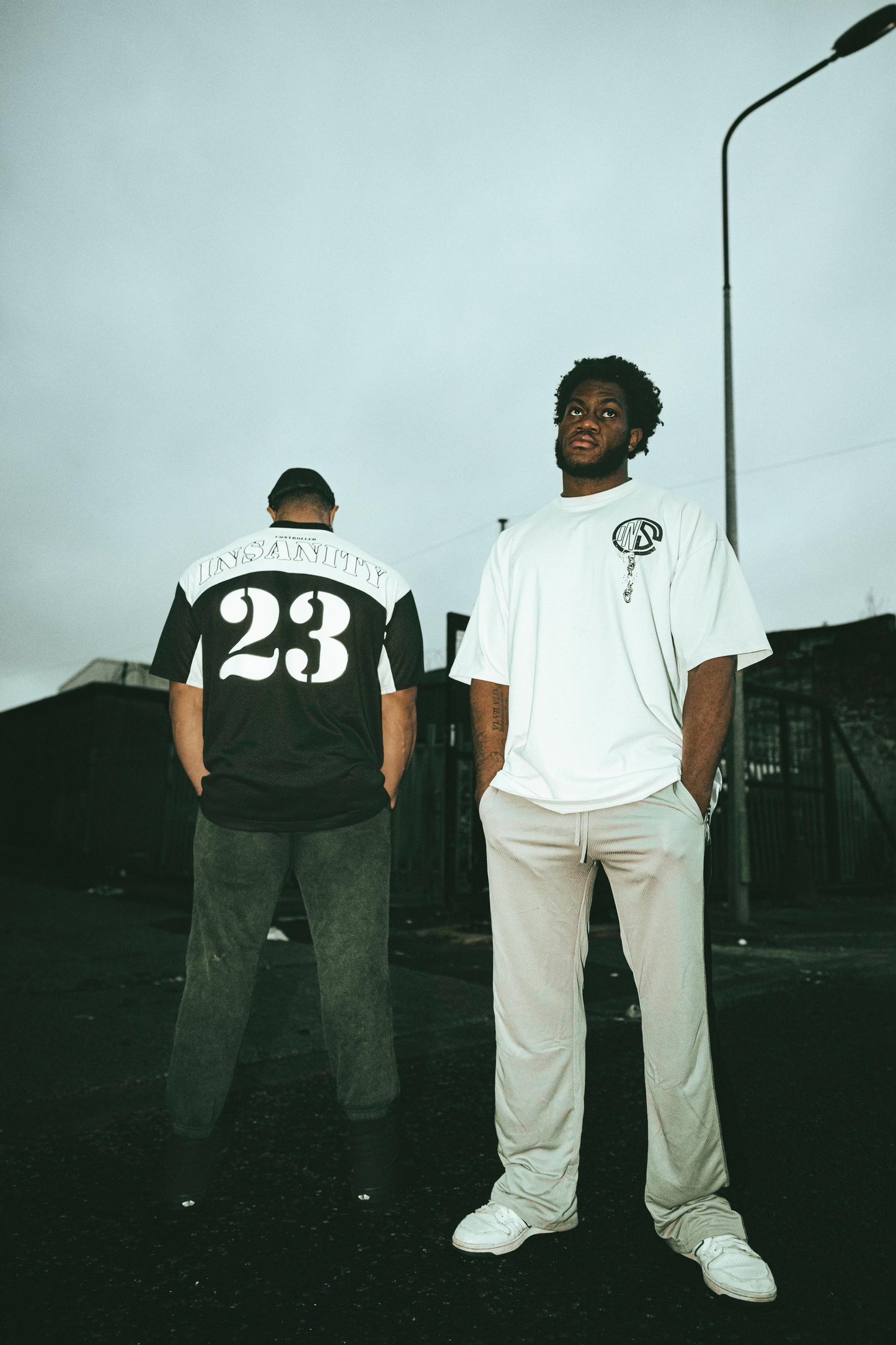 White FiF Chained Tee